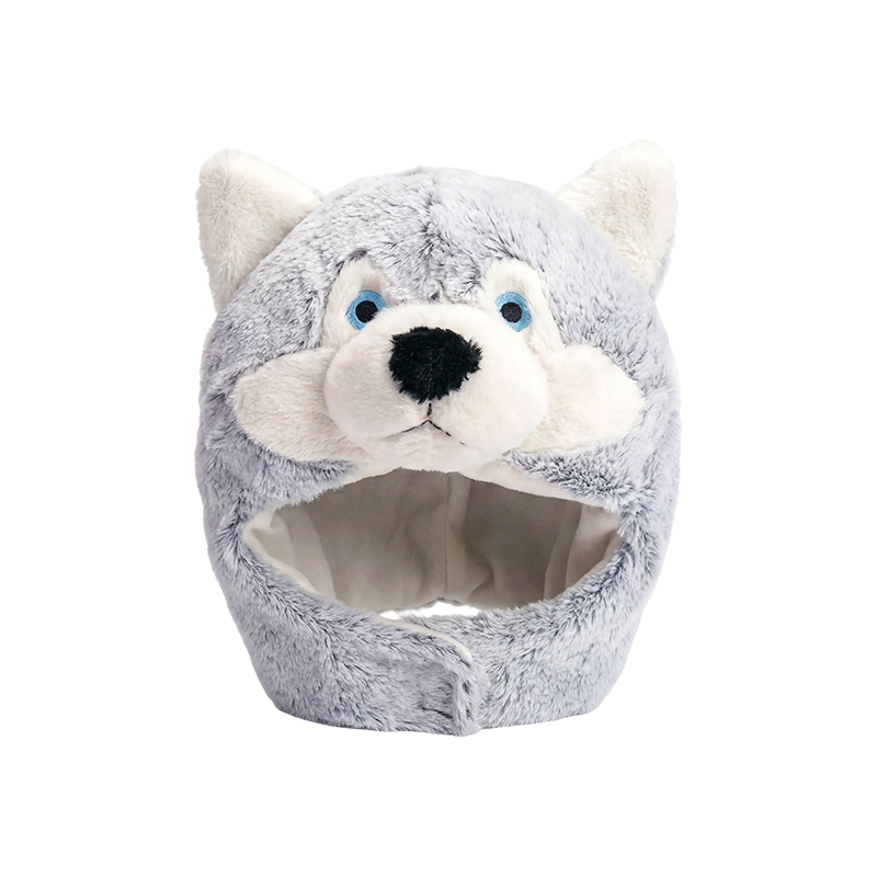 Pluszowa czapka Alaskan Husky